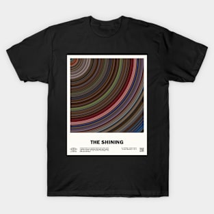 minimal_The Shining Abstract Circular Movie T-Shirt